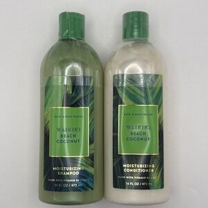 Bath & Body Works Waikiki Beach Coconut Moisturizing Shampoo & Conditioner